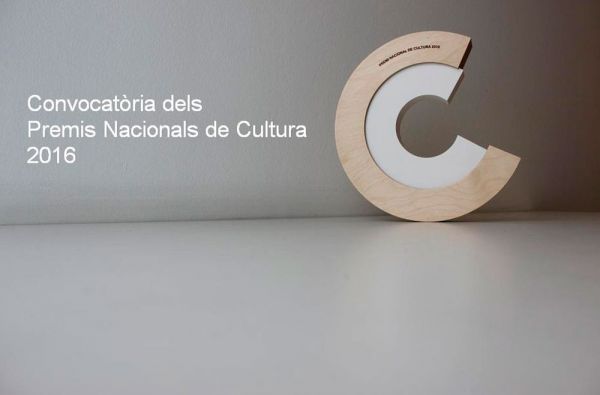 Convocats els Premis Nacionals de Cultura 2016