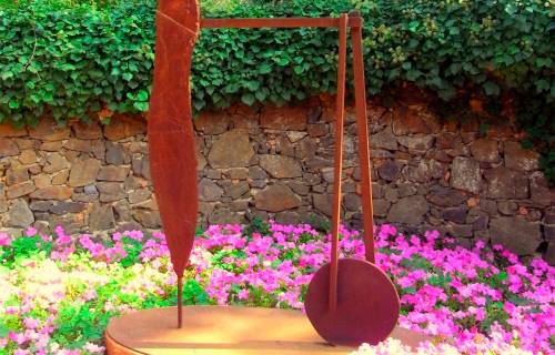 Detalle de "Hèlix de Ferro", en los Jardins de Cap Roig. CC BY-SA 2.0 - Jaume Meneses / Wikimedia Commons