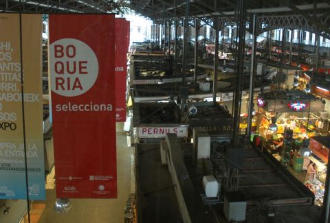 La Boqueria Market. Josep Renalias / Wikimedia Commons. CC BY-SA 3.0