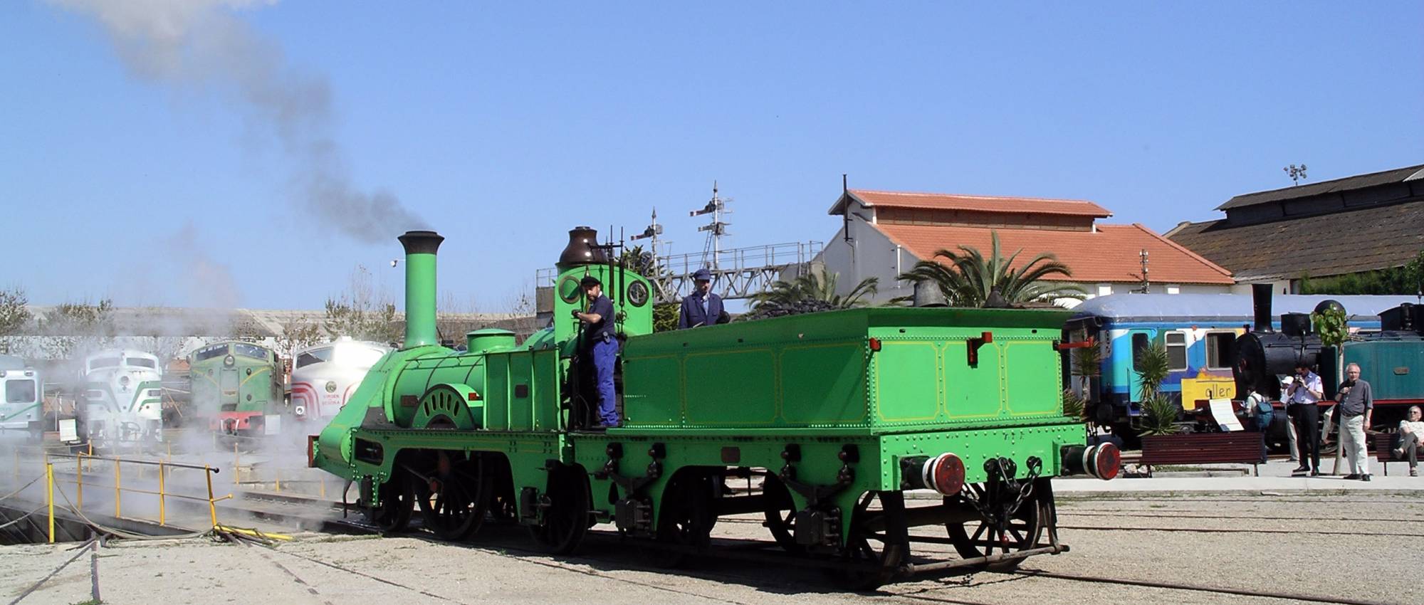Tren del Centenario 1848-1948 del Museo del Ferrocarril de Vilanova i la Geltrú. Nils Öberg / Wikimedia Commons. CC BY-SA 3.0